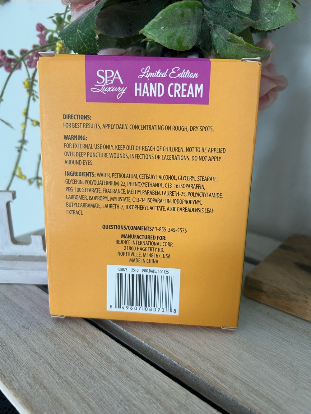 Limited Edition Hand Cream - Yellow